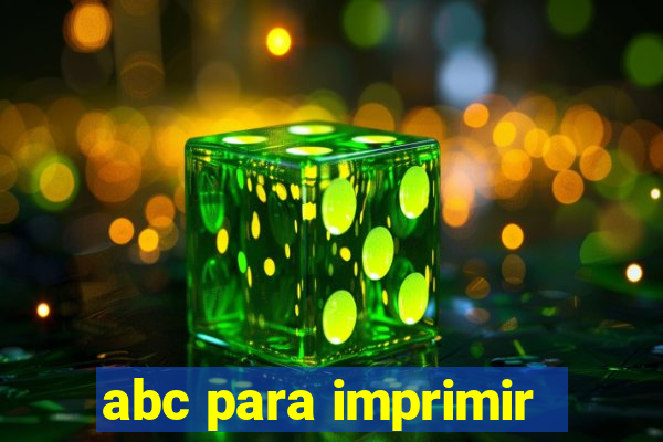 abc para imprimir