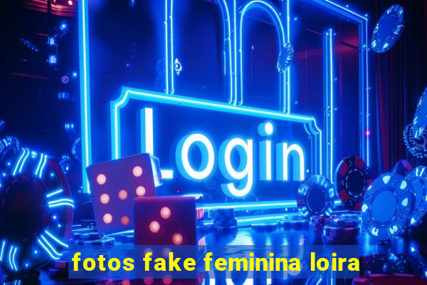 fotos fake feminina loira