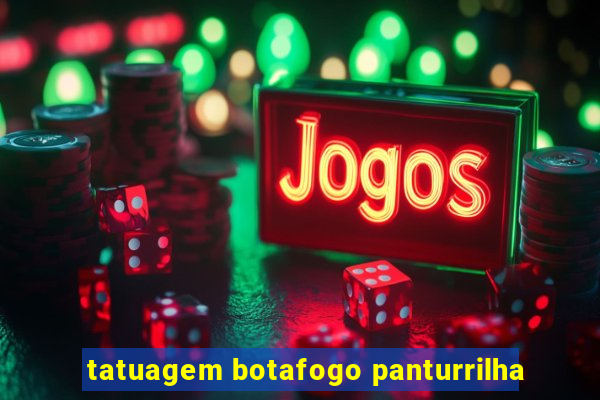 tatuagem botafogo panturrilha