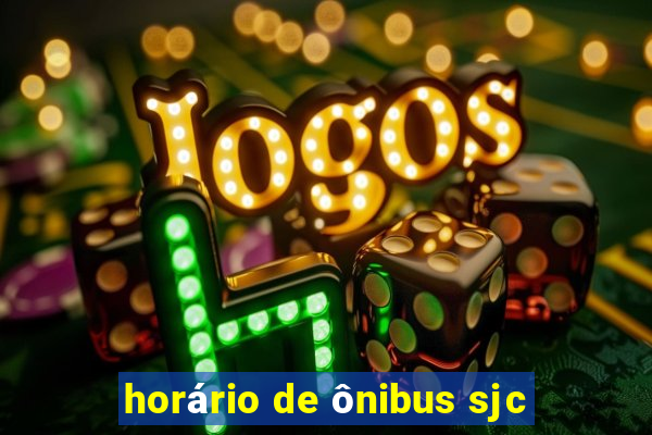 horário de ônibus sjc