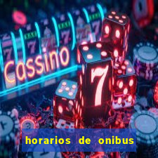 horarios de onibus cassino cidade nova