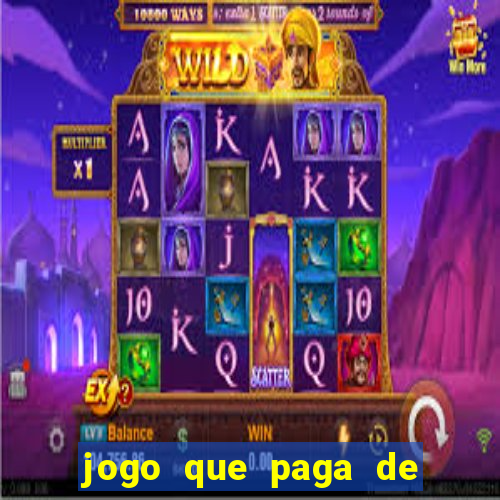 jogo que paga de verdade no pix sem depositar nada